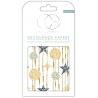 Papeles decoupage White stars