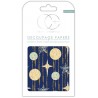 Papeles decoupage Blue stars