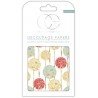 Papeles decoupage White Baubles