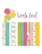 Little Girl Piatek 13 Colección de papeles para scrapbooking para niña