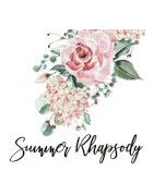 Colección Summer Rhapsody de13arts con papeles y adornos para el scrap